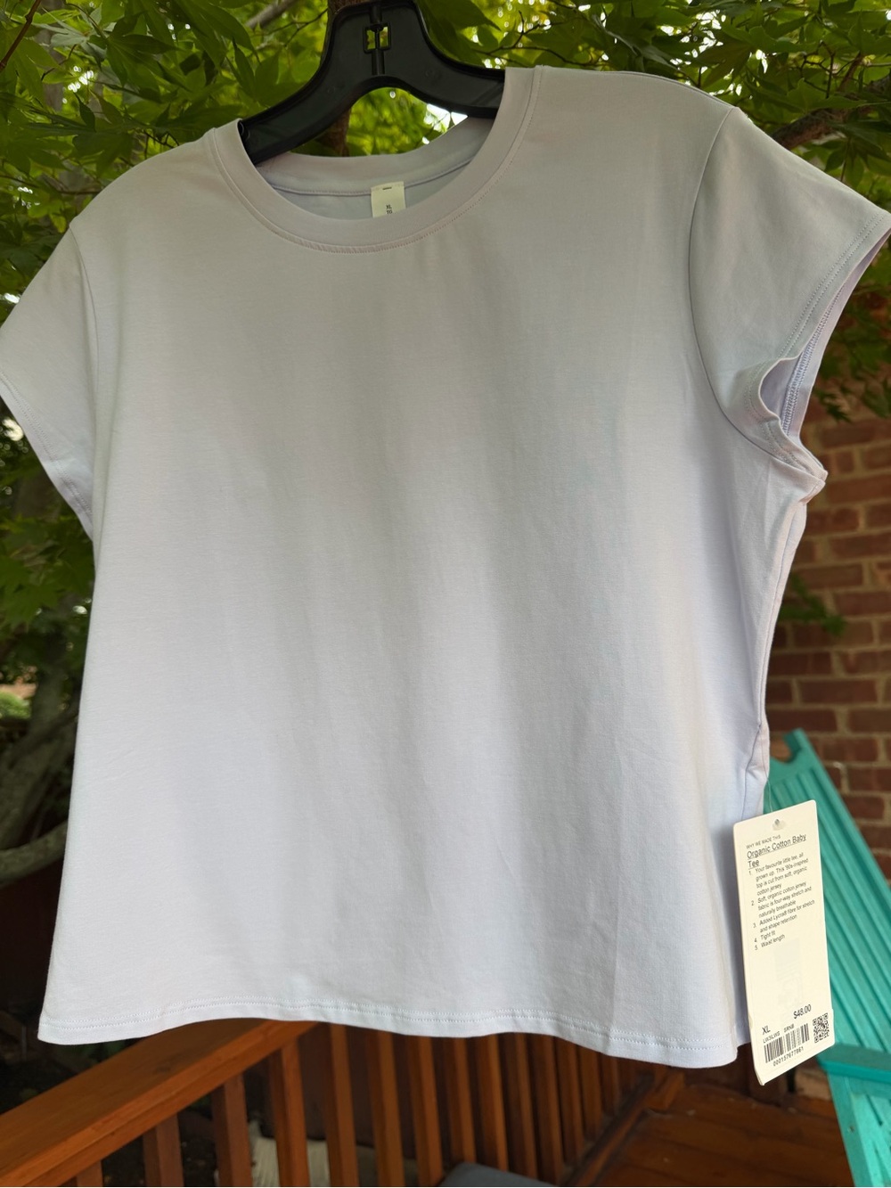 lululemon athletica Short Sleeve Crew Tee in Light bluish lavender